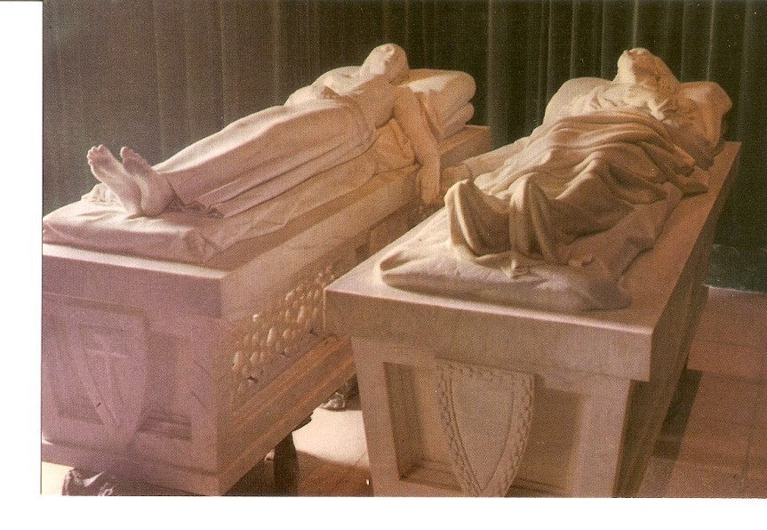 Postal 028459 : Teruel, Mausoleo de los Amantes de Teruel (Obra de Juan de Avalos)