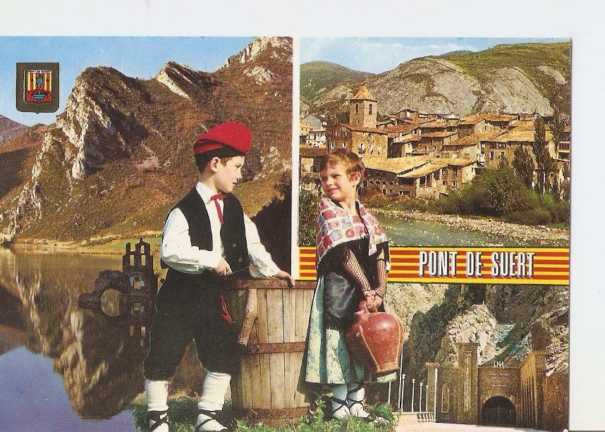 Postal 028474 : Pirineu Catala (Lleida), Vall Ribagorçana. Pont de Suert