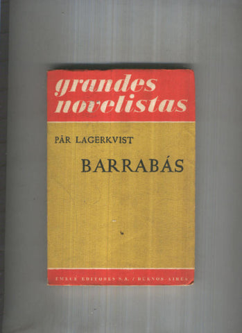 Grandes Novelistas: Barrabas (decima edicion)