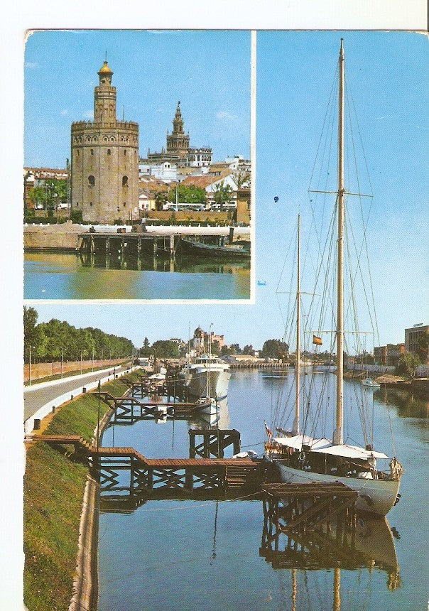 Postal 028508 : Sevilla, Guadalquivir y Torre del Oro