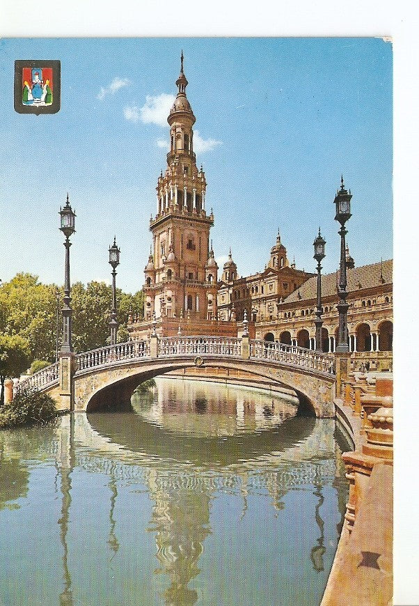 Postal 028510 : Sevilla, Estanque de la Plaza de España