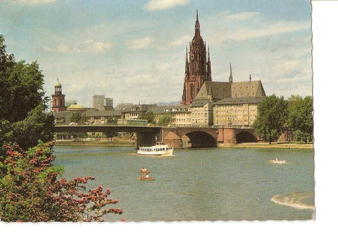 Postal 028533 : Frankfurt Am Main, St. Bartholomäus, Mainpanorama mit Paulskirche und Dom