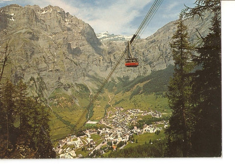 Postal 028566 : Leukerbad, Luftseibahn Leukerbad - Torrent, Albinen (Suisse)