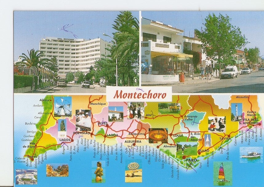 Postal 028599 : Montechoro, Algarve - Portugal