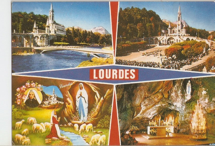 Postal 028603 : Lourdes, La basique, La Crotte, LApparittion