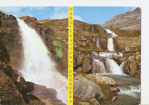 Postal 028614 : Parque Nacional de Ordesa, Pirineo Aragones. Cascada de Cotatuero, Alto Cotatuero