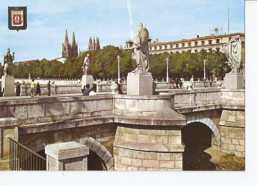 Postal 028621 : Puente de San Pablo, Burgos