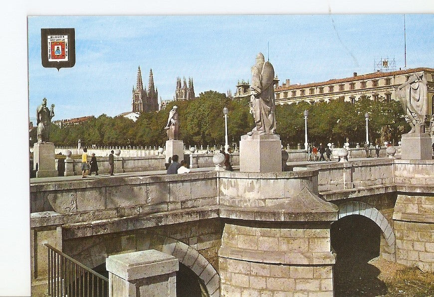 Postal 028654 : Burgos. Puente de San Pablo