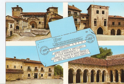 Postal 028657 : Santillana del Mar