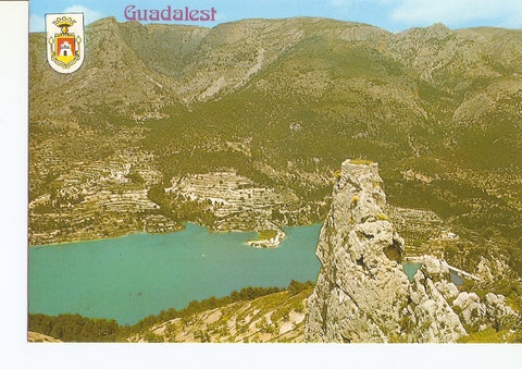 Postal 028683 : Castell de Guadalest (Alicante). Vista del pantano