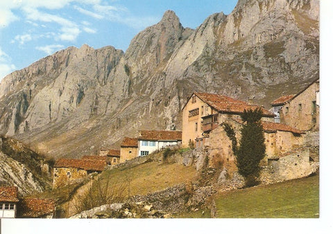 Postal 028697 : Pueblo de Tielve. Picos de Europa (Asturias)