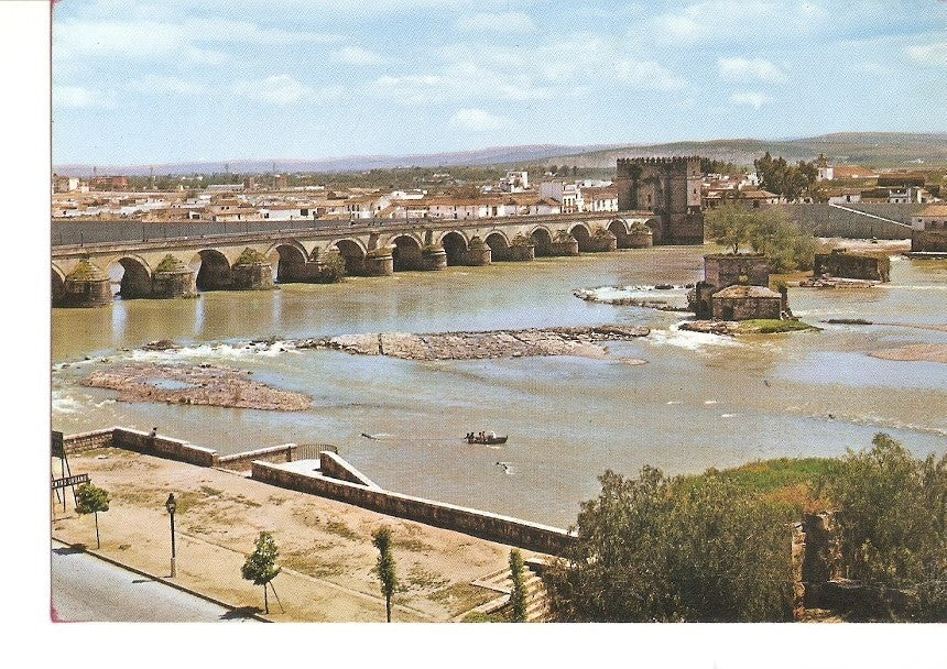 Postal 028707 : Rio Guadalquivir y Puente Romano, Cordoba