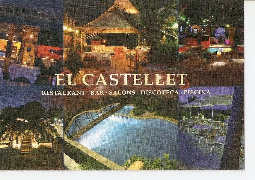 Postal 028714 : El Castellet, Restaurant bar, Salons, discoteca, piscina