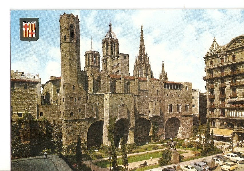 Postal 028735 : Plaza Berenguer el Grande. Barrio Gotico - Barcelona