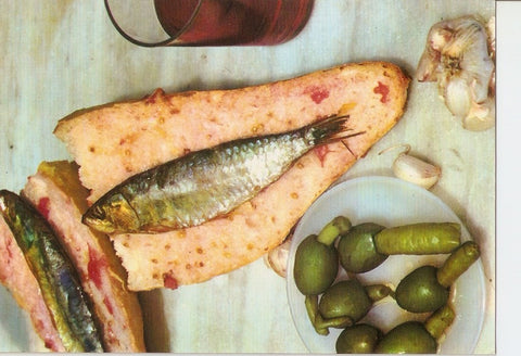 Postal 028753 : Plato tipico (Arenques). España