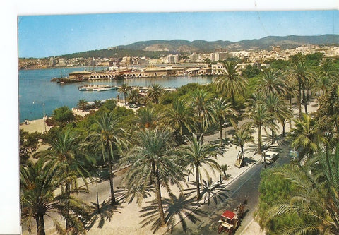 Postal 028774 : Mallorca (Baleares) España. Paseo de Sagrera y vista parcial - Palma