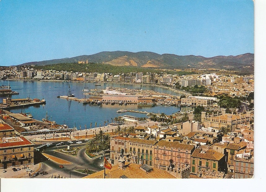 Postal 028778 : Palma de Mallorca. Vista panoramica del puerto