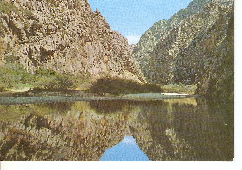 Postal 028787 : La Calobra. Mallorca, Torrente de Pareys. Detalle interior