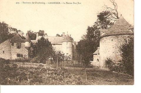 Postal 028807 : Environs de Cherbourg - Landemer. La ferme Dur-Ecu