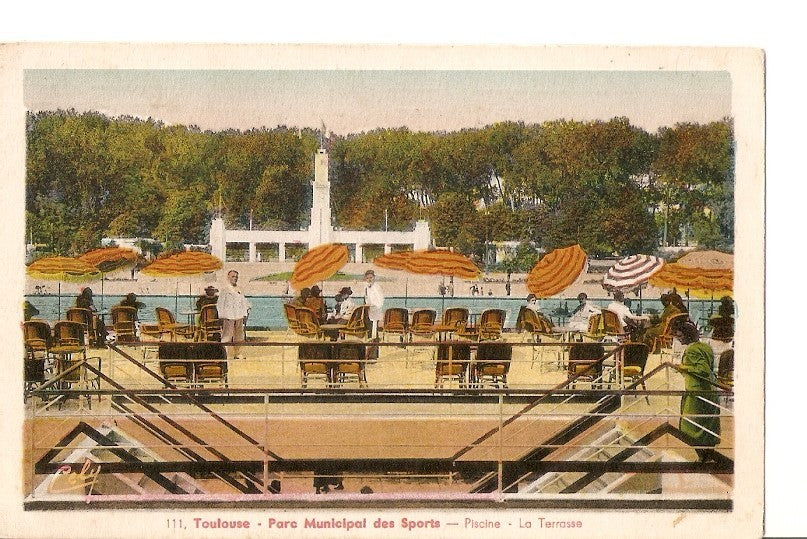 Postal 028820 : Toulouse - Parc Municoal des Sports - Piscine - La Terrasse