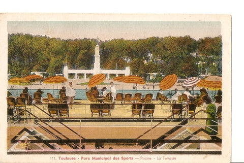 Postal 028820 : Toulouse - Parc Municoal des Sports - Piscine - La Terrasse