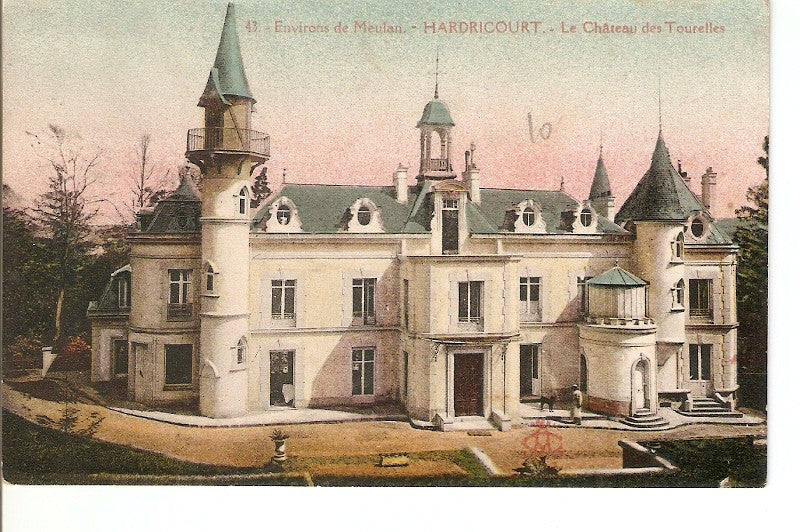 Postal 028822 : Environs de Meulan - Hardricourt - Le Chäteau des Tourelles