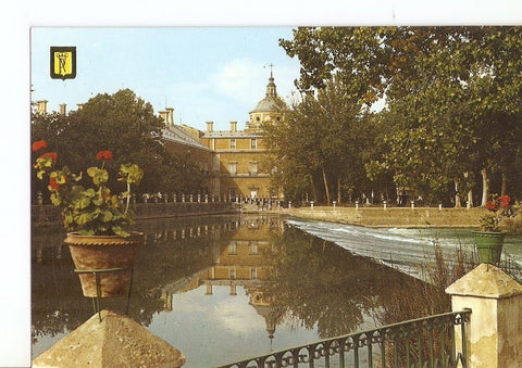 Postal 028845 : Aranjuez, Presa del Jardin de la Isla