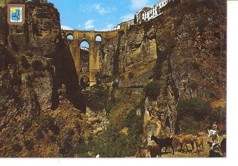 Postal 028854 : Puente Nuevo sobre el Tajo, Ronda (Costa del Sol)