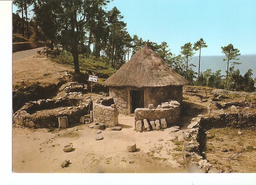 Postal 028856 : La Guardia, Poblado Celta, Sta Tecla