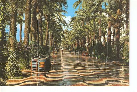 Postal 028873 : Alicante - Explanada de España