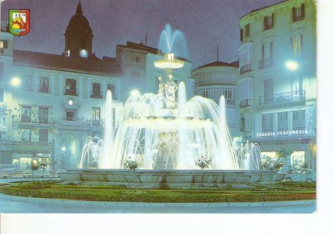 Postal 028891 : Malaga, Fuente dela Plaza de Jose Antonio