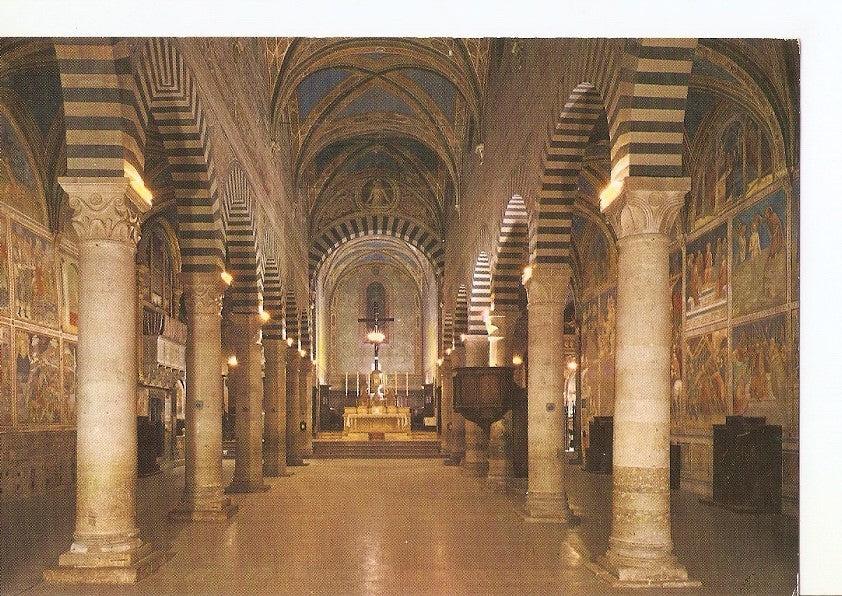 Postal 028902 : Citta di S. Gimignano, Collegiata (Sec. XII) - Interno