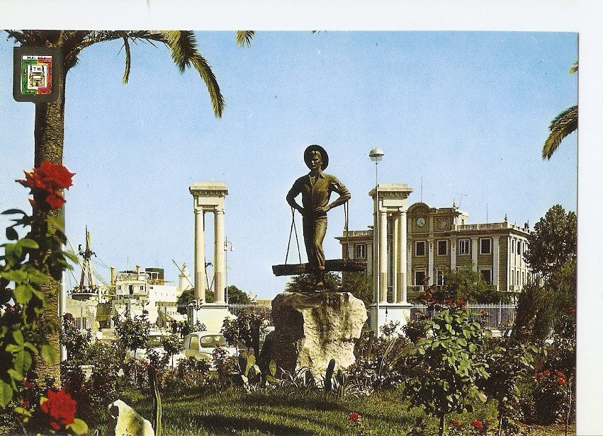 Postal 028911 : Malaga (Costa del Sol), Plaza de la Marina. El Cenachero