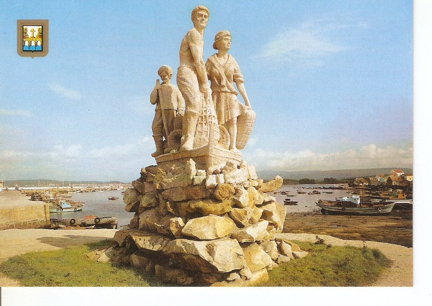 Postal 028916 : El Grove (Pontevedra). Monumento al Pescador