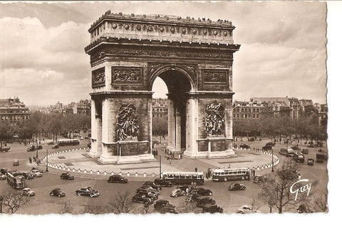 Postal 028948 : Paris et ses Merveilles, La place et larc de triomphe de lEtolie (1806-1836)
