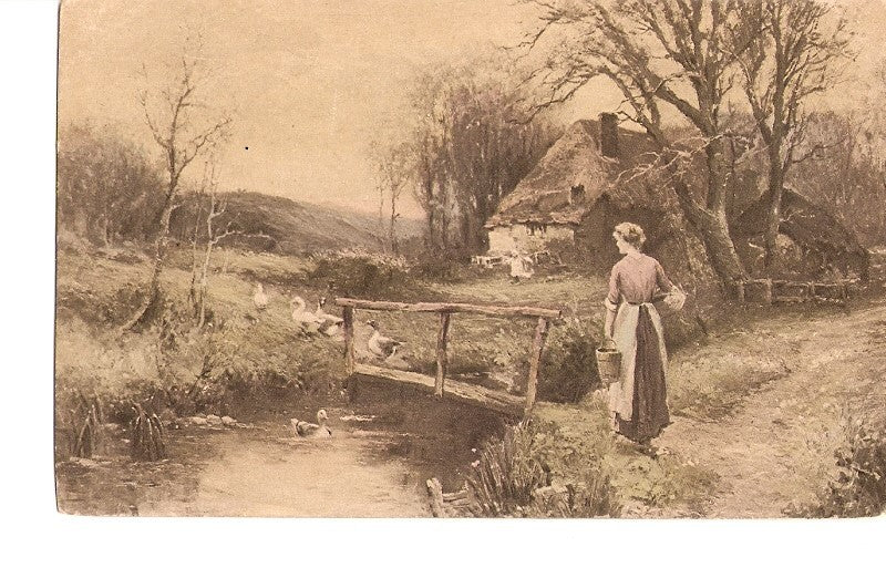 Postal 028950 : Cuadro paisaje