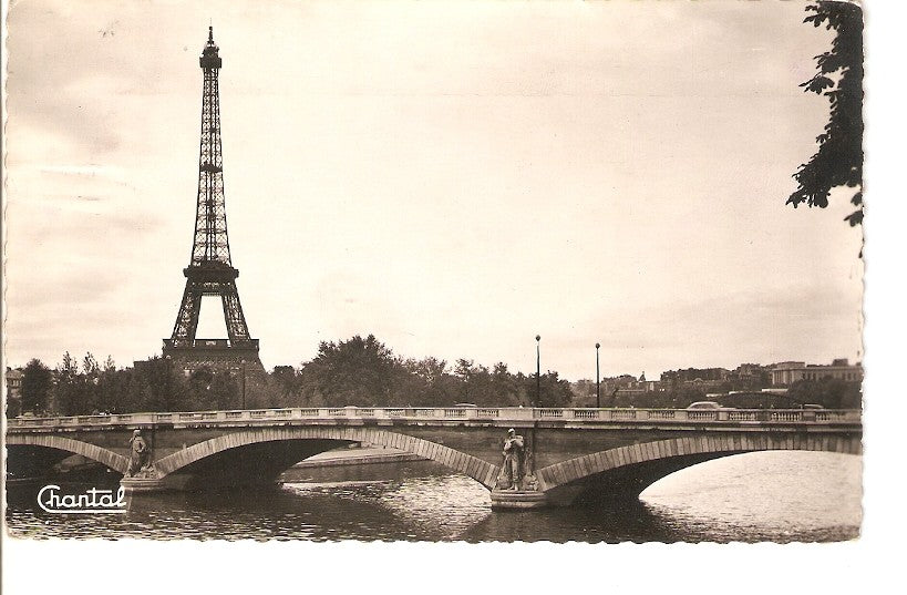 Postal 028964 : Paris, La Tour Eiffel et le Pont de lAlma