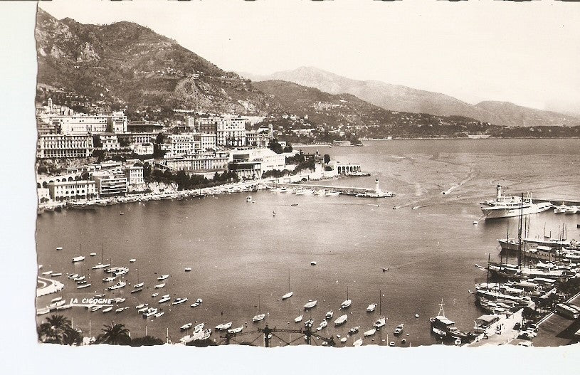 Postal 028971 : Principaute de Monaco, vue sur Monte-Carlo et le Port