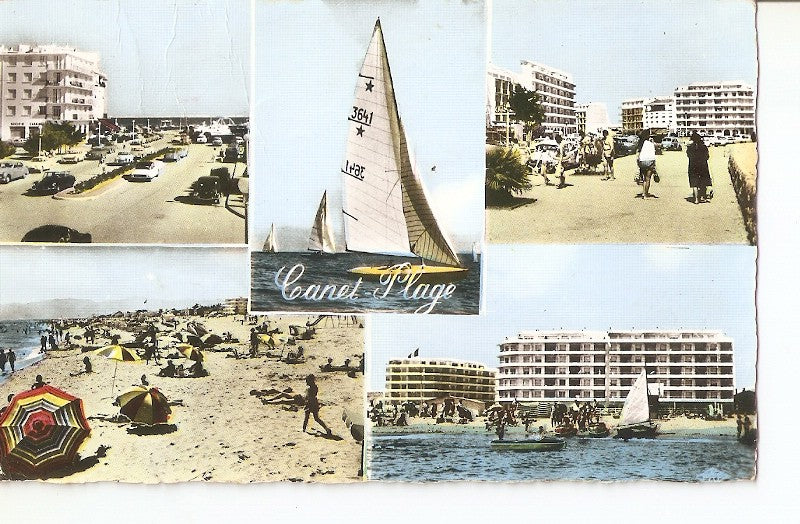 Postal 028987 : Souvenir de Canet - Plage