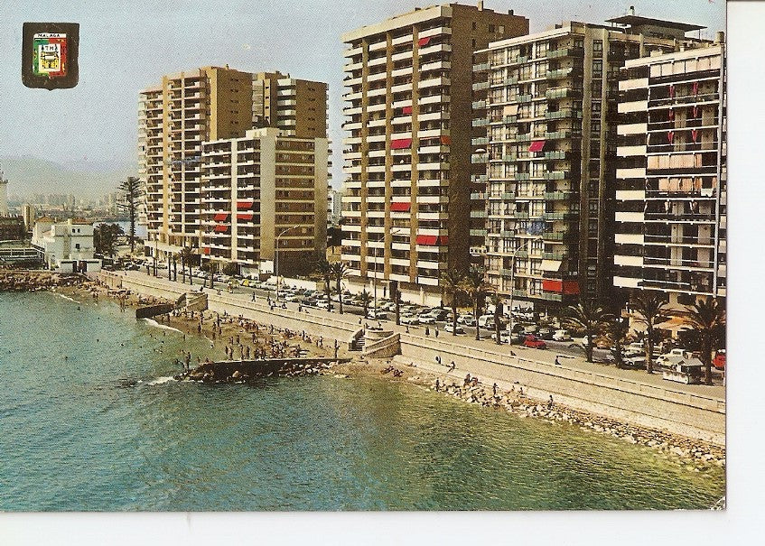 Postal 029024 : Malaga (Costa del Sol), Paseo Maritimo y playa