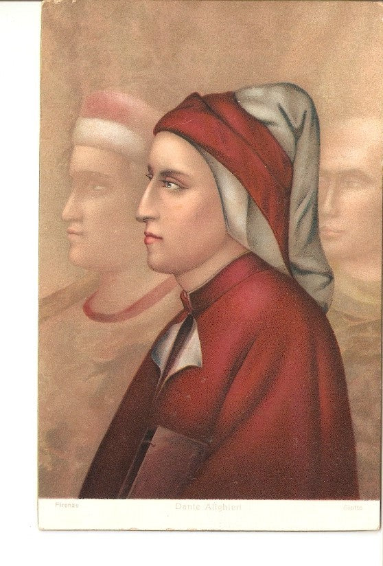Postal 029046 : Firenze, Dante Alighieri. Giotto