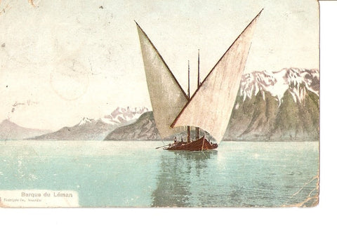 Postal 029054 : Barque du Leman