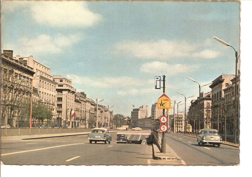 Postal 029055 : Bruxelles: Boulevar de la Petite Centuire - Tunnel rue de la Loi