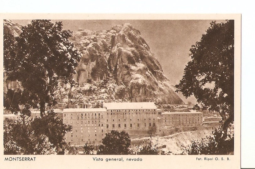 Postal 029068 : Montserrat, Vista general, nevada