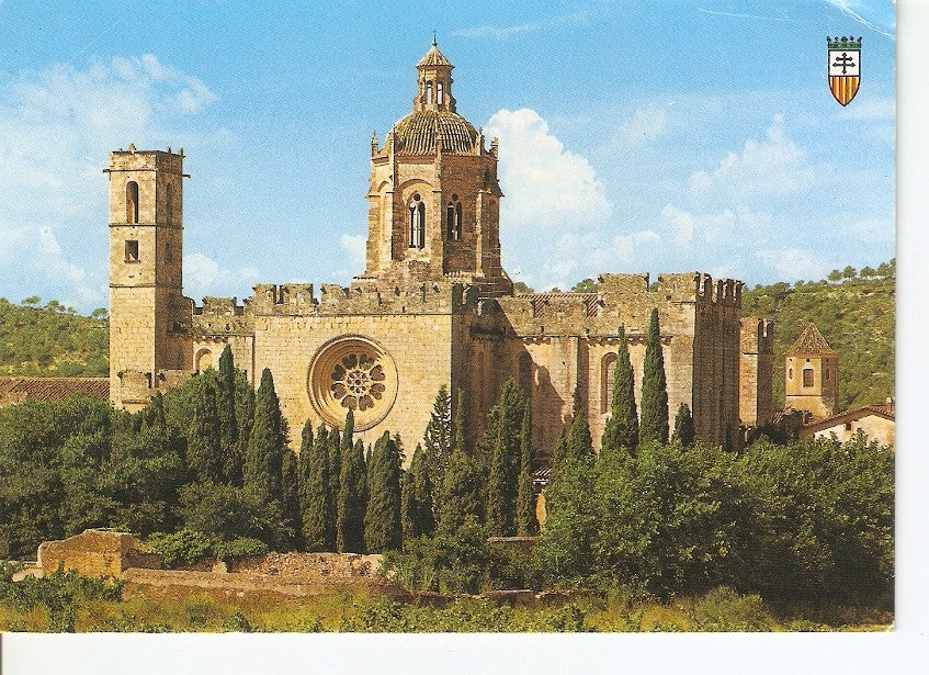 Postal 029094 : Costa Dorada - Tarragona, Monasterio de Santes Creus. Abside la Iglesia