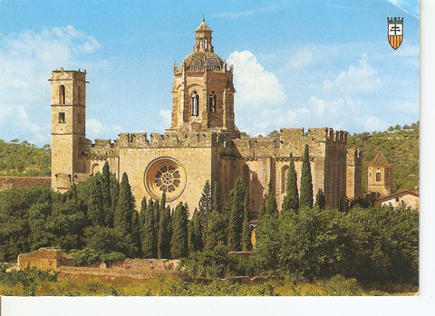 Postal 029094 : Costa Dorada - Tarragona, Monasterio de Santes Creus. Abside la Iglesia