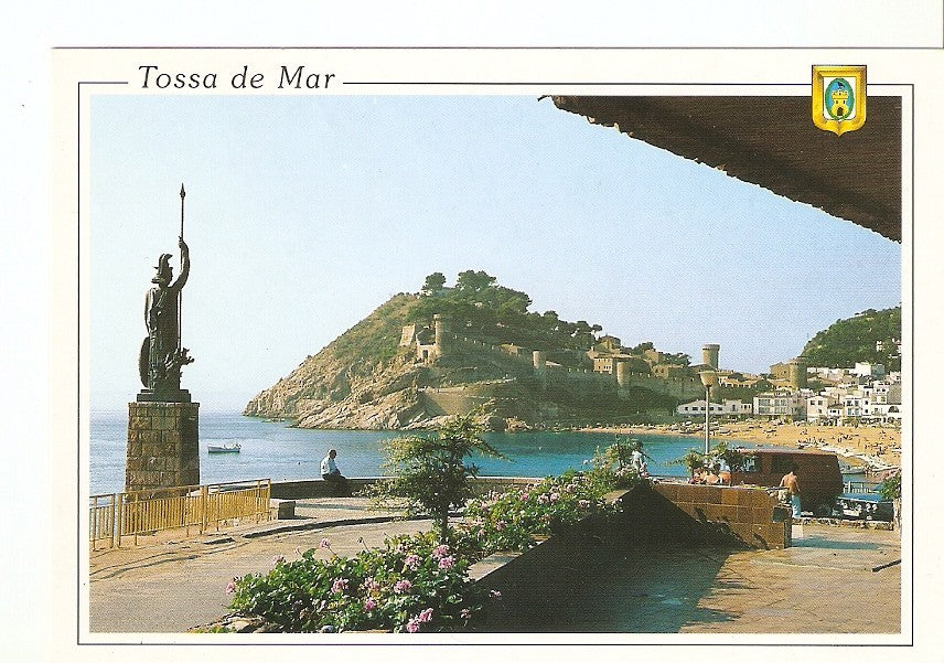 Postal 029100 : Tossa (Costa Brava), Monumento Minerva