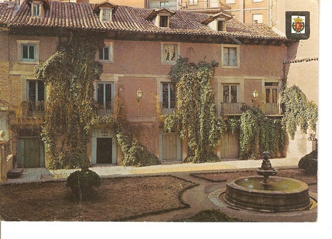 Postal 029101 : Valladolid, Casa de Cervantes con sus Jardines