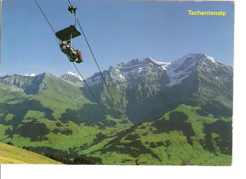 Postal 029104 : Sesselbahn, Adelboden - Tschentenalp