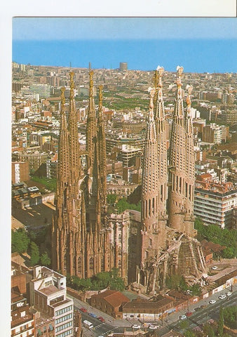 Postal 029174 : Barcelona, Sagrada Familia, Arquitecto: Gaudi
